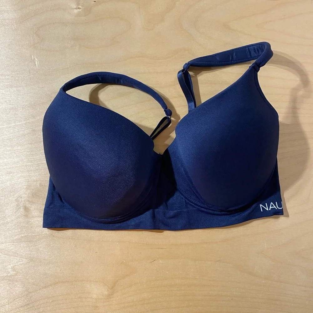 Nautica Women's Deep Blue Underwire Bra 42 D (OO)